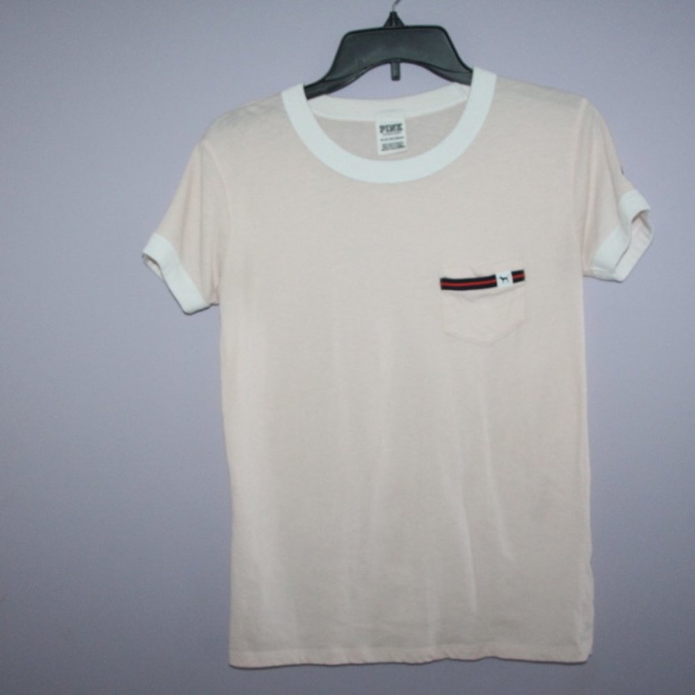 A PINK short sleeve shirt